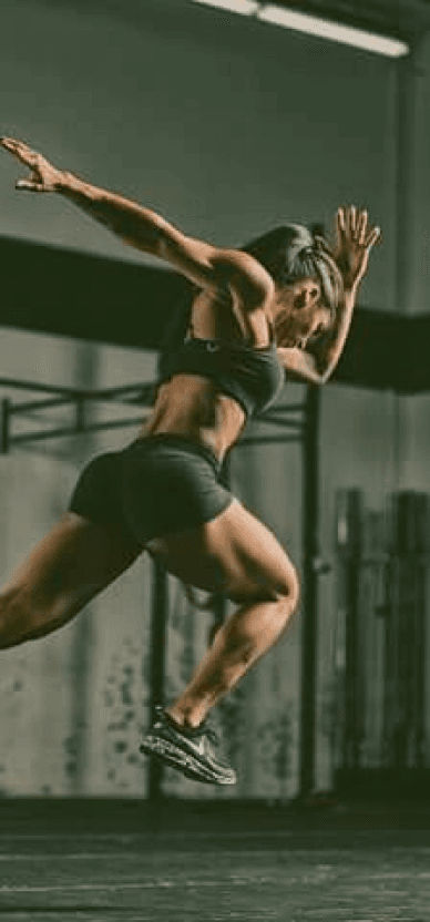 woman working out